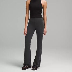 Lululemon Brushed Softstreme Ribbed Zip Flared Pant 4